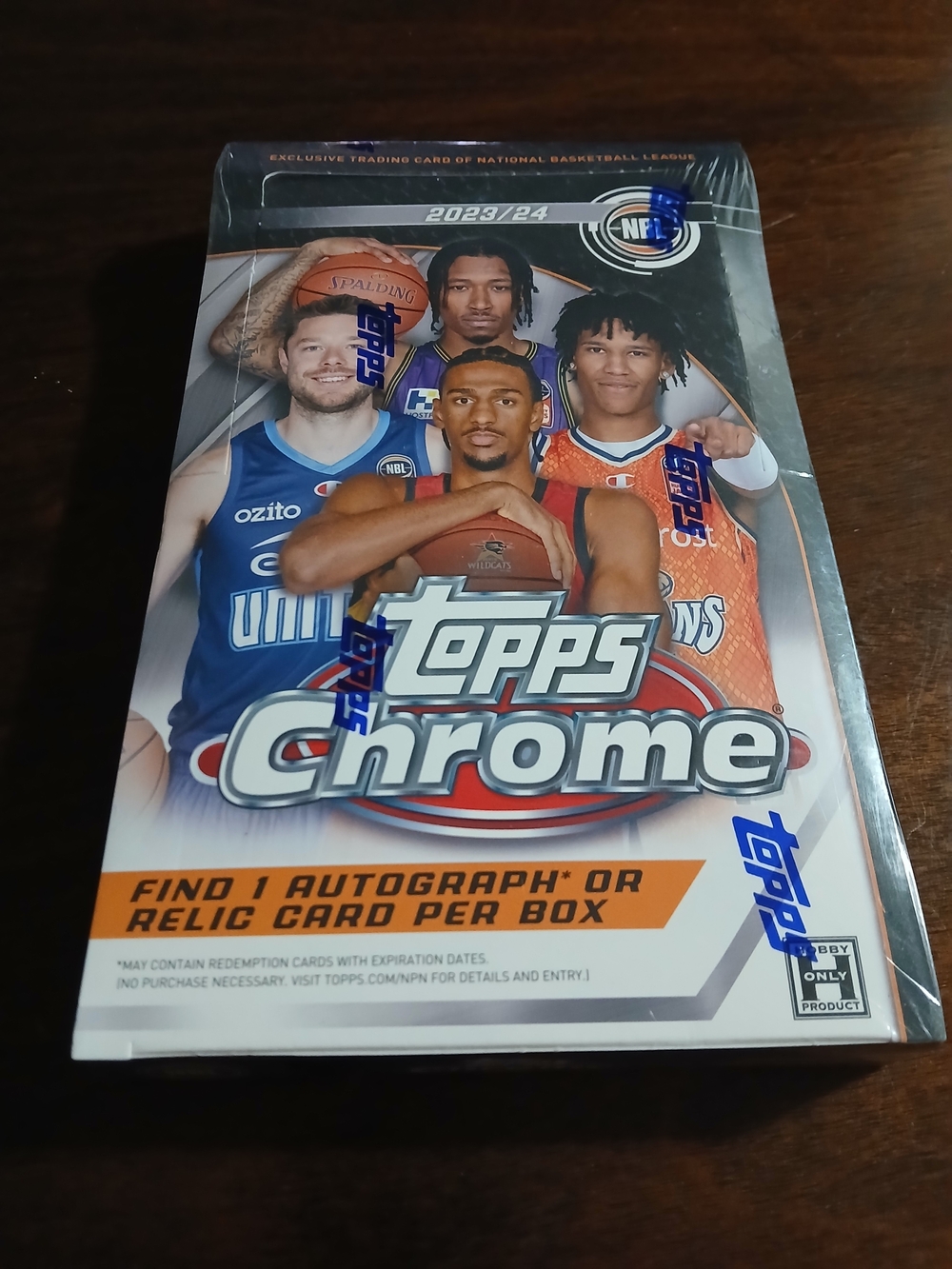 Topps Chrome NBL Basketball 2023-24 Sealed Trading Cards Box